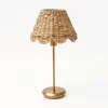 Rechargeable Table Lamps | For Her<Mrs. Alice Tall Rechargeable Lamp with Natural Seagrass Shade