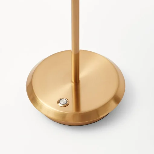 Rechargeable Table Lamps<Mrs. Alice Tall Rechargeable Lamp with Olive Lotus Shade (18cm)
