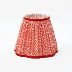 Rechargeable Table Lamps<Mrs. Alice Tall Rechargeable Lamp with Orange Lotus Shade (18cm)