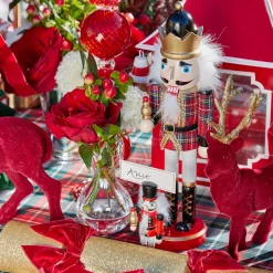 Christmas Decorations<Mrs. Alice Tartan Nutcrackers (Set of 3)