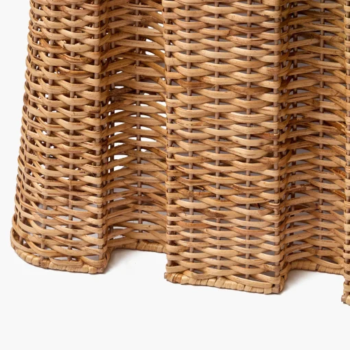 Furniture | Furniture<Mrs. Alice The Bettina Box Pleated Rattan Stool