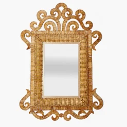 Mirrors<Mrs. Alice The Grand Rattan Mirror