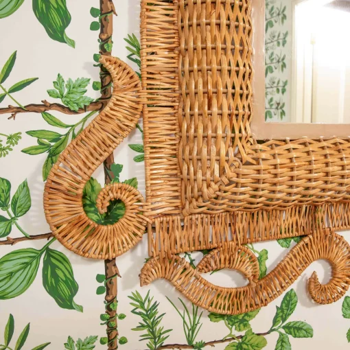 Mirrors<Mrs. Alice The Grand Rattan Mirror