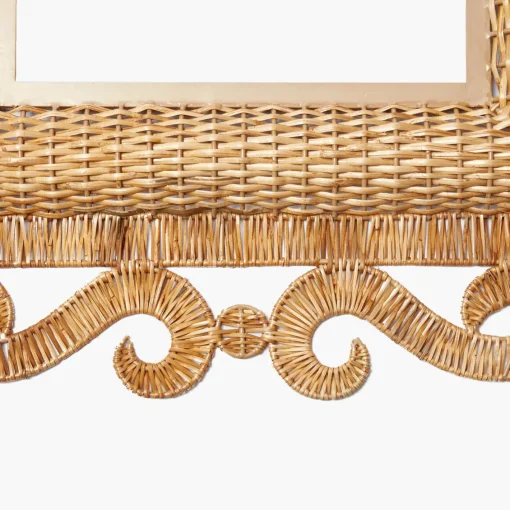 Mirrors<Mrs. Alice The Grand Rattan Mirror