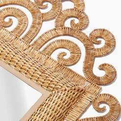 Mirrors<Mrs. Alice The Grand Rattan Mirror