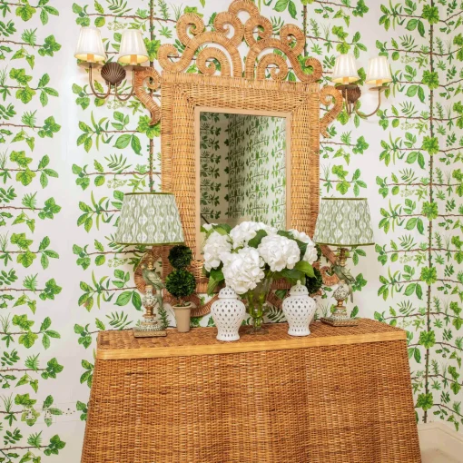 Mirrors<Mrs. Alice The Grand Rattan Mirror
