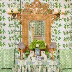 Mirrors<Mrs. Alice The Grand Rattan Mirror
