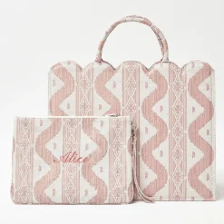 Mrs. Alice Monogram | Monogrammable Gifts<Mrs. Alice The Tote-ally Fabulous Giftscape (Pink)