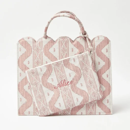 Mrs. Alice Monogram | Monogrammable Gifts<Mrs. Alice The Tote-ally Fabulous Giftscape (Pink)