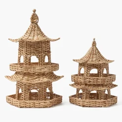 Year-round Decorations | Spring Decorations<Mrs. Alice Thea Rattan Pagoda Lantern - 45cm