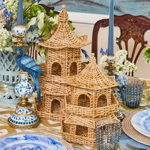 Year-round Decorations | Spring Decorations<Mrs. Alice Thea Rattan Pagoda Lantern - 45cm