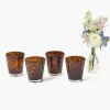 Summer Glassware | Glasses<Mrs. Alice Tortoiseshell Glasses (Set of 4)