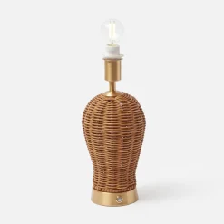 Rechargeable Table Lamps | Lamp Stands<Mrs. Alice Trio of Rechargeable Rattan Lamps