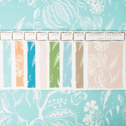 Serena Fresson Fabrics<Mrs. Alice Turquoise Chelsea Square Fabric