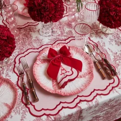 Napkins | Mrs. Alice Monogram<Mrs. Alice Valérie Pink Napkins (Set of 4)