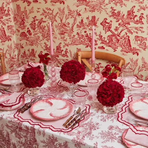 Napkins | Mrs. Alice Monogram<Mrs. Alice Valérie Pink Napkins (Set of 4)