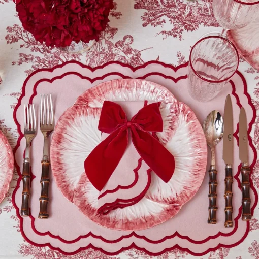Napkins | Mrs. Alice Monogram<Mrs. Alice Valérie Pink Napkins (Set of 4)