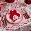 Table Linen Sets | Mrs. Alice Monogram<Mrs. Alice Valérie Pink Placemats & Napkins (Set of 4)