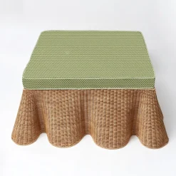 Furniture | Furniture<Mrs. Alice Vivienne Rattan Scalloped Ottoman