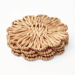 Summer Table Linen | Placemats<Mrs. Alice Water Hyacinth Placemats (Set of 4)