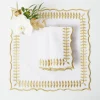 Napkins<Mrs. Alice White & Gold Laurel Napkins (Set of 4)
