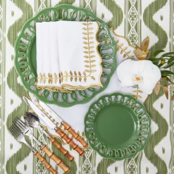 Table Linen Sets<Mrs. Alice White & Gold Laurel Placemats & Napkins (Set of 4)