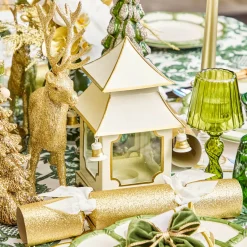 Year-round Decorations | Christmas Decorations<Mrs. Alice White & Gold Pagoda Lantern