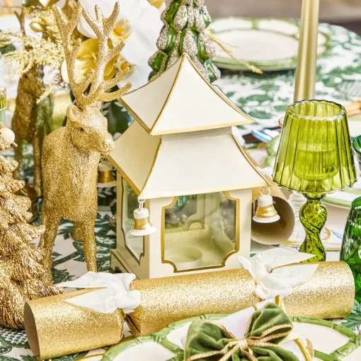 Year-round Decorations | Christmas Decorations<Mrs. Alice White & Gold Pagoda Lantern
