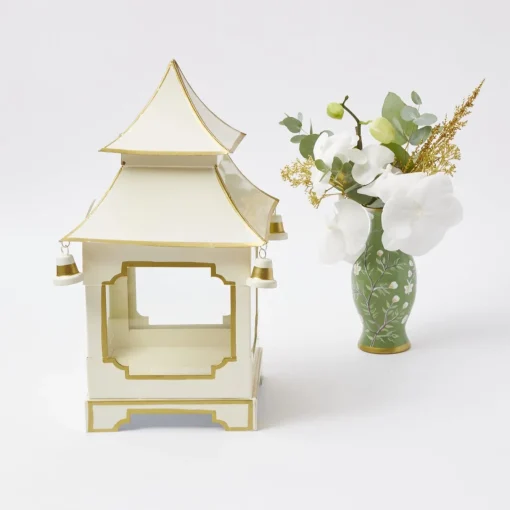 Year-round Decorations | Christmas Decorations<Mrs. Alice White & Gold Pagoda Lantern
