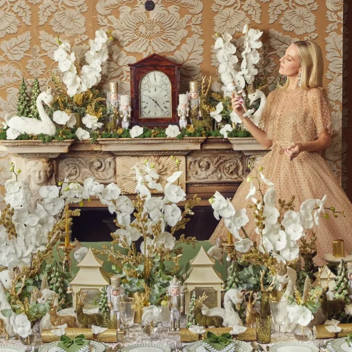 Year-round Decorations | Christmas Decorations<Mrs. Alice White & Gold Pagoda Lantern