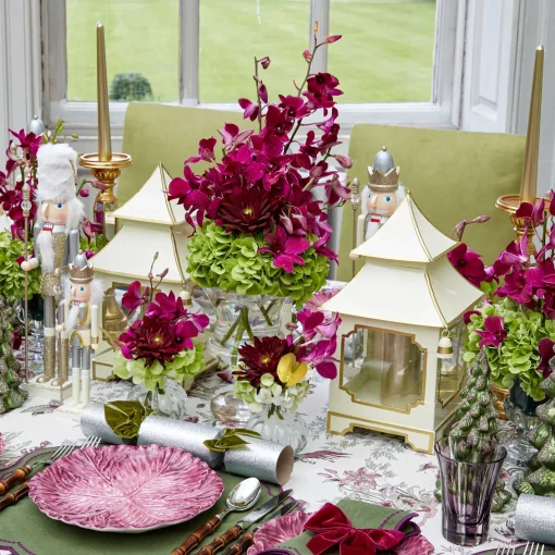 Year-round Decorations | Christmas Decorations<Mrs. Alice White & Gold Pagoda Lantern Set