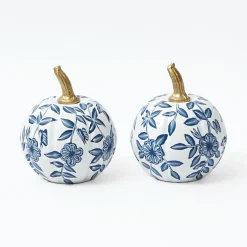 Autumn Decorations<Mrs. Alice White Chinoiserie Tole Pumpkin (Pair)