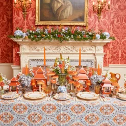 Autumn Decorations<Mrs. Alice White Chinoiserie Tole Pumpkin (Pair)