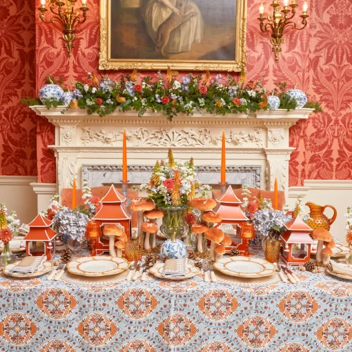 Autumn Decorations<Mrs. Alice White Chinoiserie Tole Pumpkin (Pair)
