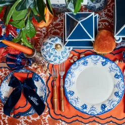 Autumn Decorations<Mrs. Alice White Chinoiserie Tole Pumpkin (Pair)