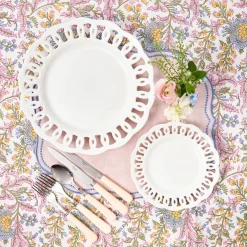 Dinner Plates | Crockery Sets<Mrs. Alice White Lace Dinner Plates (Set of 4)