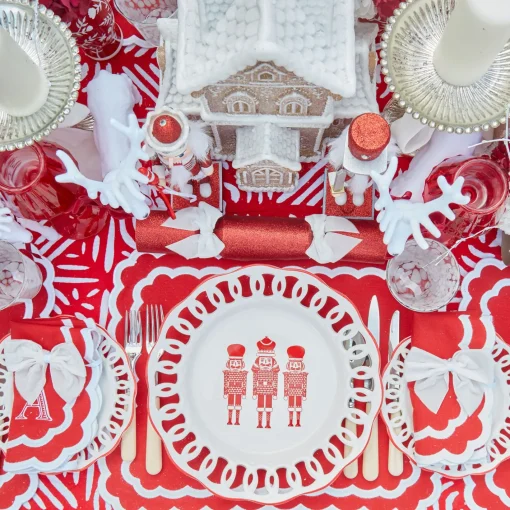 Dinner Plates | Crockery Sets<Mrs. Alice White Lace Nutcracker Dinner Plates (Set of 4)