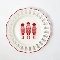 Dinner Plates | Crockery Sets<Mrs. Alice White Lace Nutcracker Dinner Plates (Set of 4)