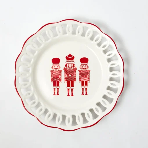 Dinner Plates | Crockery Sets<Mrs. Alice White Lace Nutcracker Dinner Plates (Set of 4)
