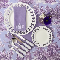 Starter Plates | Crockery Sets<Mrs. Alice White Lace Starter Plates (Set of 4)