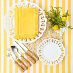 Starter Plates | Crockery Sets<Mrs. Alice White Lace Starter Plates (Set of 4)