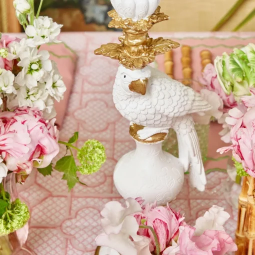 Summer Glassware | Summer Candleware<Mrs. Alice White Parrot Candle Holder (Pair)