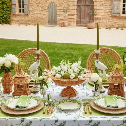 Summer Glassware | Summer Candleware<Mrs. Alice White Parrot Candle Holder (Pair)