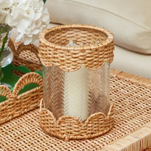 Summer Candleware | Candles<Mrs. Alice White Pillar Candle (Pair)