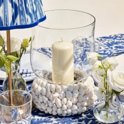 Summer Candleware | Candles<Mrs. Alice White Pillar Candle (Pair)