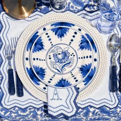 Summer Table Linen | Placemats<Mrs. Alice White Rattan Charger Plates (Set of 4)