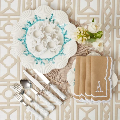 Cutlery Sets<Mrs. Alice White Rattan Cutlery (5 Piece)