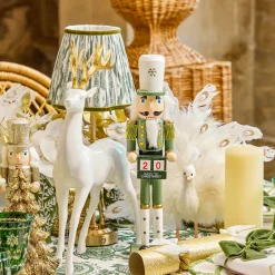 Christmas Decorations<Mrs. Alice White Reindeer with Gold Antlers (Pair) - 33cm
