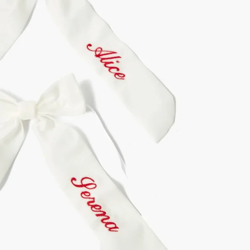 Christmas Decorations<Mrs. Alice White Velvet Christmas Tree Bows (Set of 6)