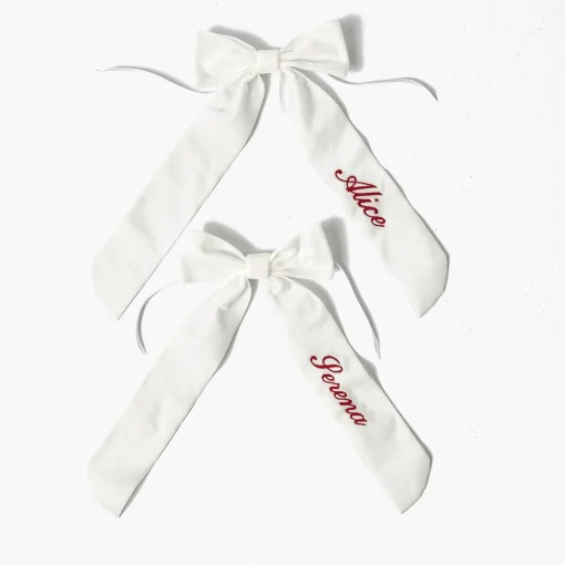 Christmas Decorations<Mrs. Alice White Velvet Christmas Tree Bows (Set of 6)
